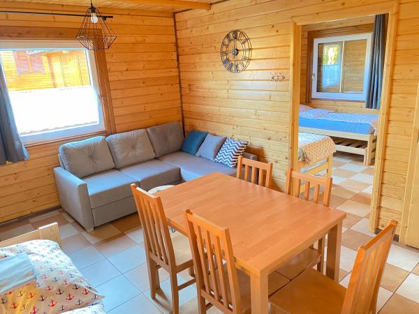 Domek drewniany wewnątrz