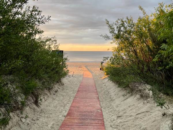 nasze wyjście na plażę