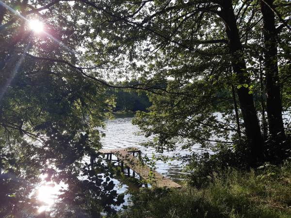 WAKACJE NA MAZURACH - Dom nad jeziorem Kalwa 