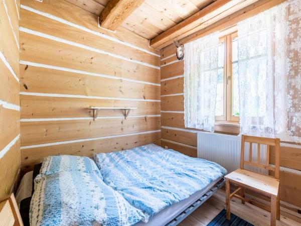 Domek Drewniany Z Kominkiem