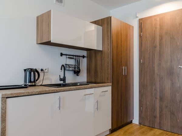 Kuchnia w aparacie 2 pokojowym 