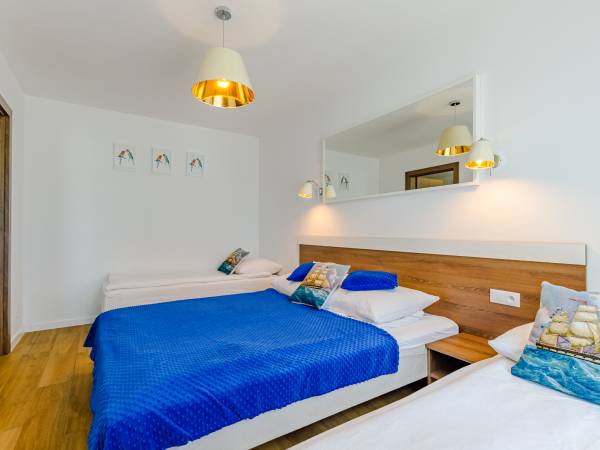 Sypialnia apartament 2 pokojowy 