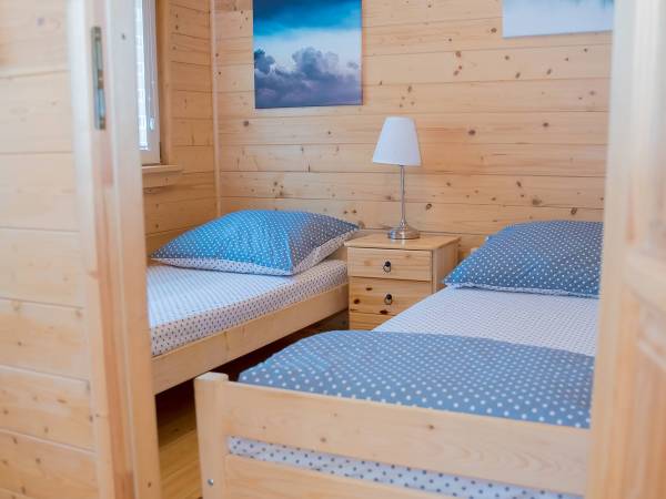 sypialnia nr 1 - domek drewniany