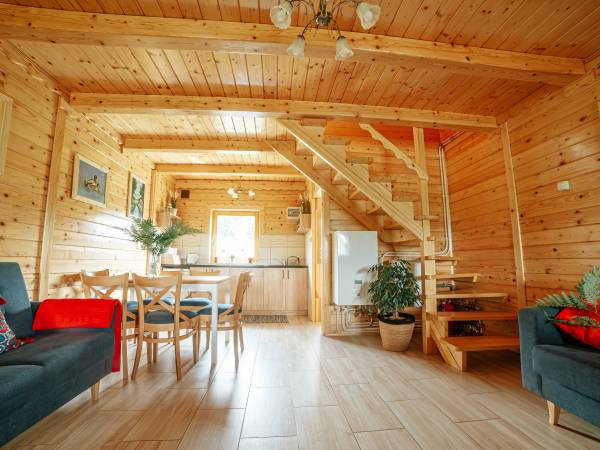 Górny Domek- podwójne, rozkładane dwie sofy