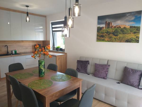 Salon w apartamencie Sekrety Zamku 