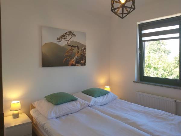 Sypialnia w apartamencie Tajemnice Zamku 