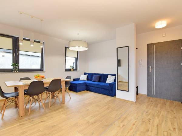 Salon w apartamencie Górski Potok 