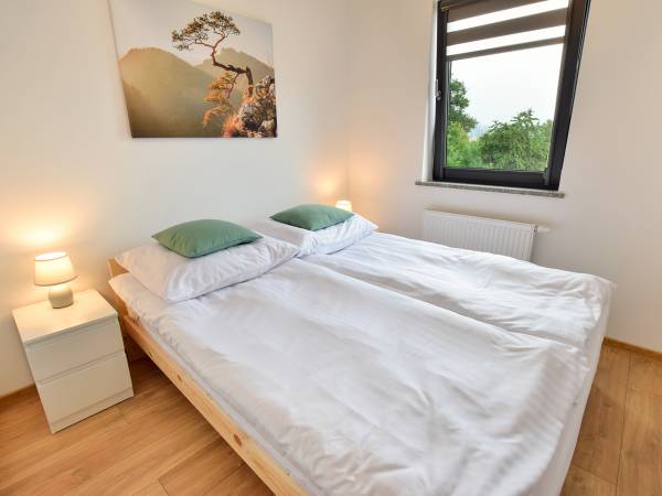 Sypialnia w apartamencie Tajemnice Zamku 
