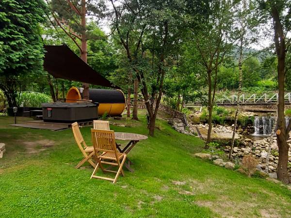 Ogród strefa relaksu