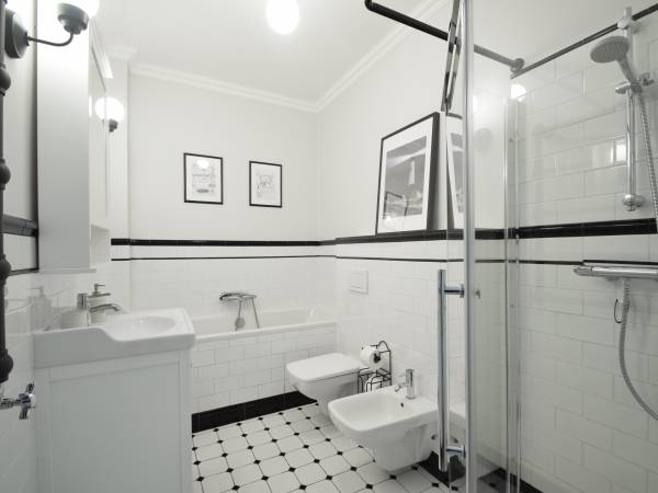 Łazienka w apartamencie Leon