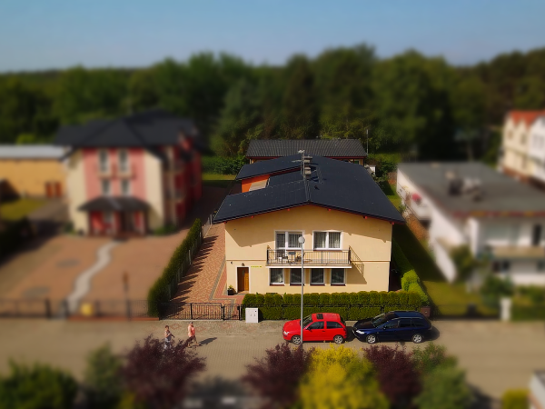 Budynek główmny z lotu ptaka