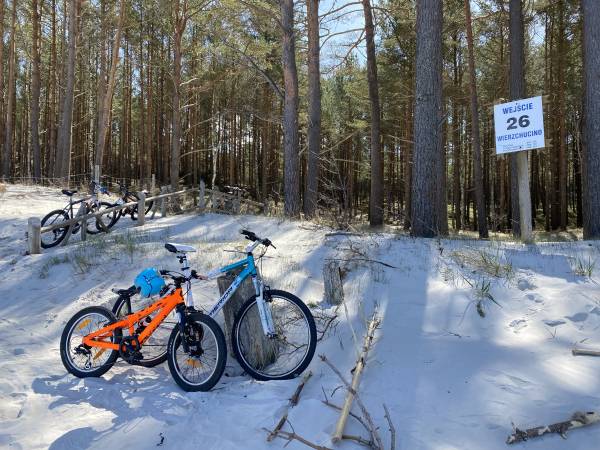 Plaża - rowery dla gości