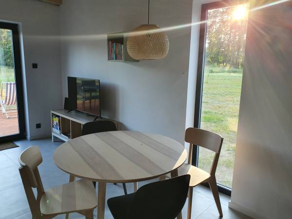 Jadalnia oraz część salonu