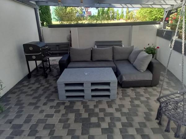 taras do małego apartamentu