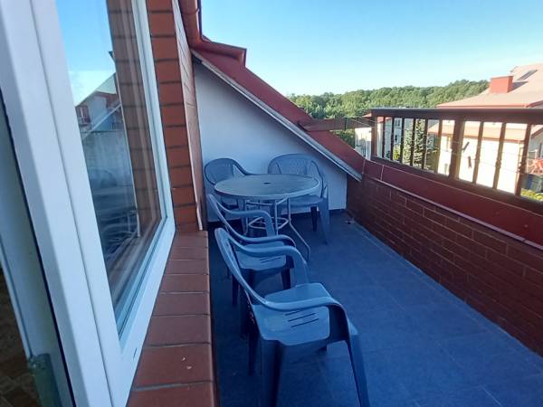 Apartament na poddaszu balkon widokowy