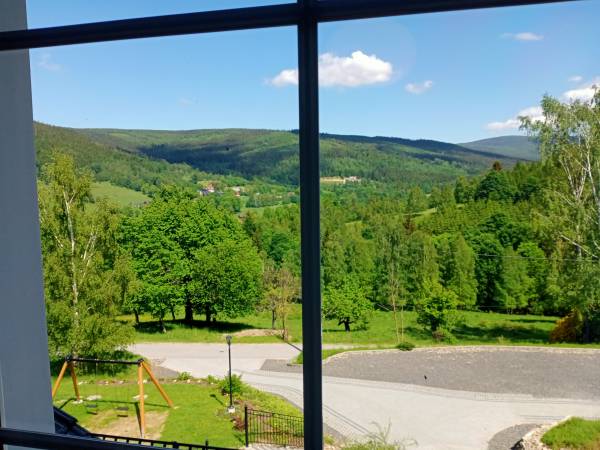 Apartament 3 widok z okna