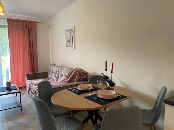 Apartament 3 - salon z aneksem