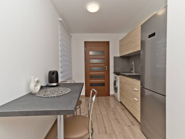 Apartament dwupokojowy z kuchnią i łazienką (kuchnia)