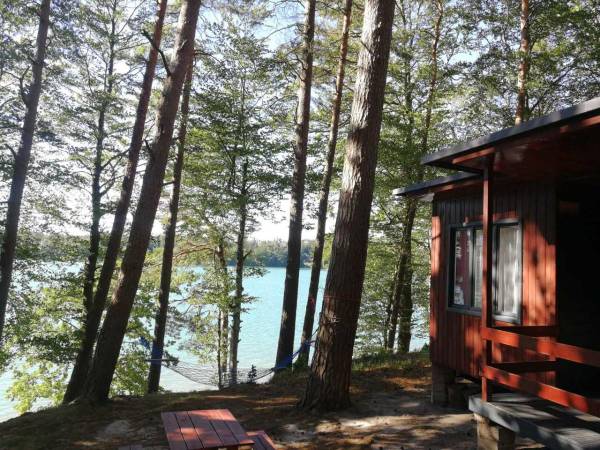 Domki na Kaszubach nad Jeziorem Mausz