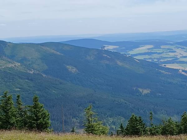 Ścieżka w Obłokach - widok ze Śnieżnika