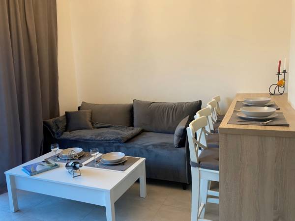Apartament 1 - pokój dzienny