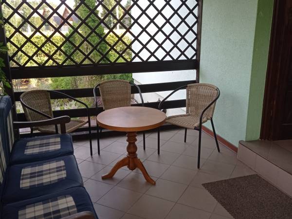 Domek Miętowy nad jeziorem całoroczny