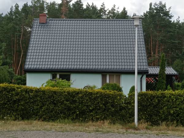 Domek Miętowy nad jeziorem całoroczny