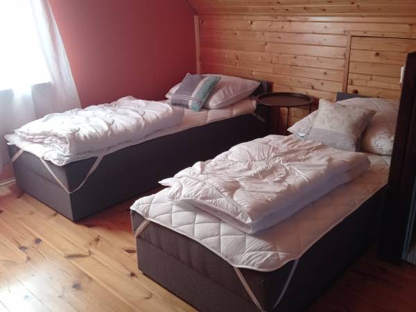 Domek Miętowy nad jeziorem całoroczny