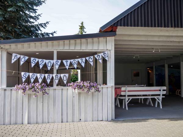 Zadaszona sala zabaw dla dzieci 