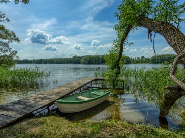Łódka do odyspozycji gości 