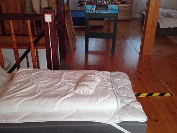 Domek Miętowy nad jeziorem całoroczny