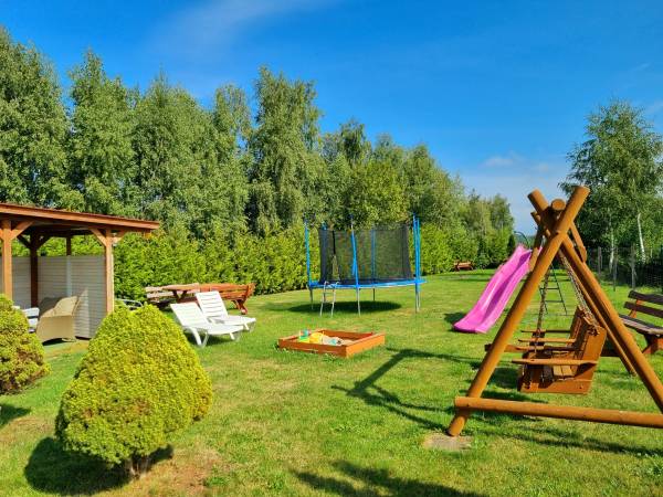 Ogród strefa rekreacyjno - wypoczynkowa