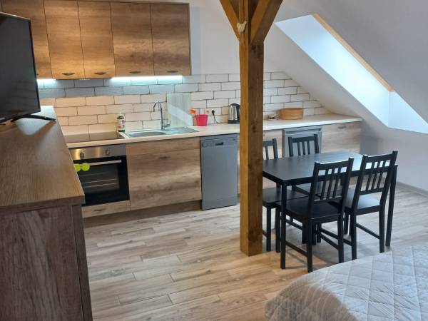 studio z aneksem i sypialnią dla dzieci