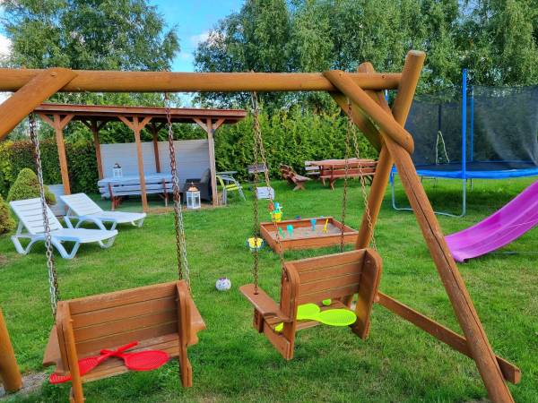 Ogród strefa rekreacyjno-wypoczynkowa.