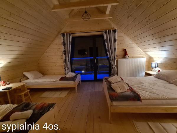 Dom z Widokiem- sypialnia 4os