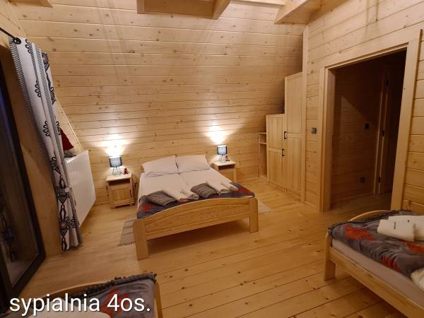 Dom z Widokiem- sypialnia 4os