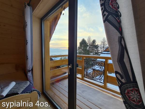Dom z Widokiem- sypialnia 4os 