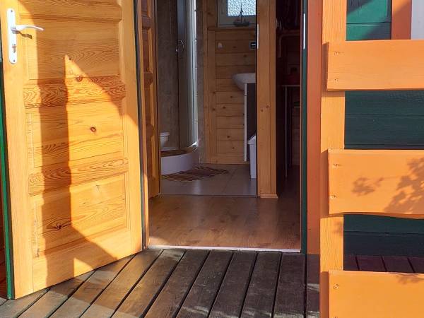 Wejście do domku nr.7