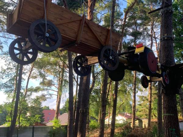 Park linowy w okolicy