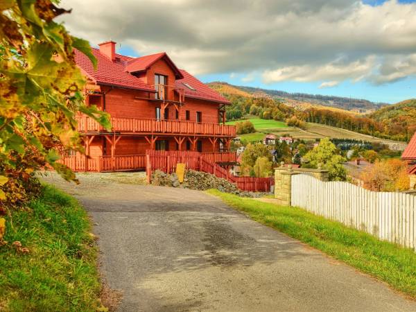 widok z ulicy Polnej