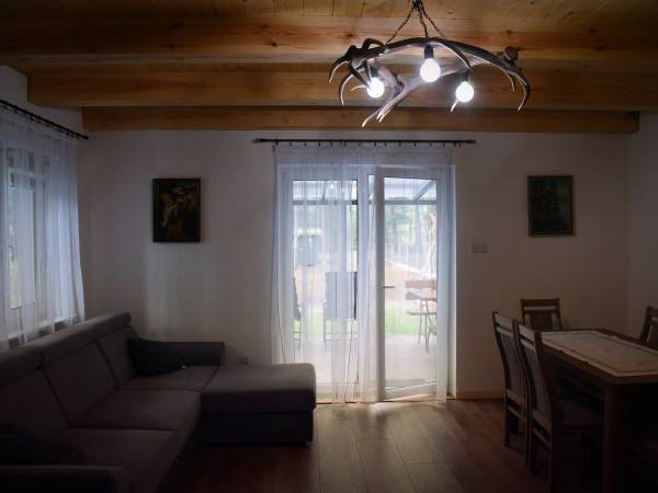 Domek pod Sosnami Całoroczny z Balią Ogrodową