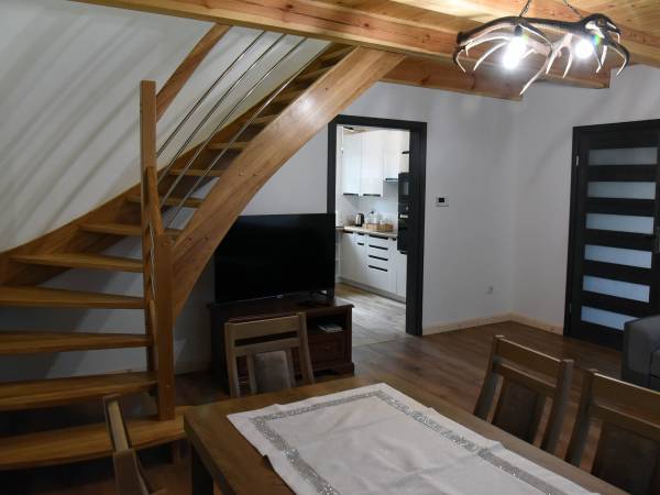 Domek pod Sosnami Całoroczny z Balią Ogrodową