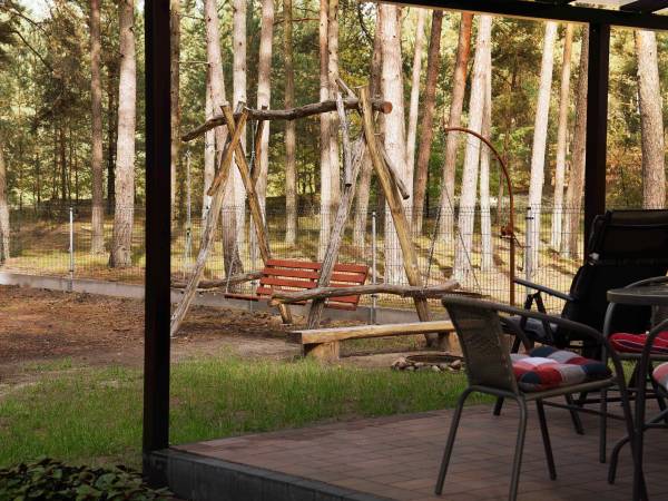 Domek pod Sosnami Całoroczny z Balią Ogrodową