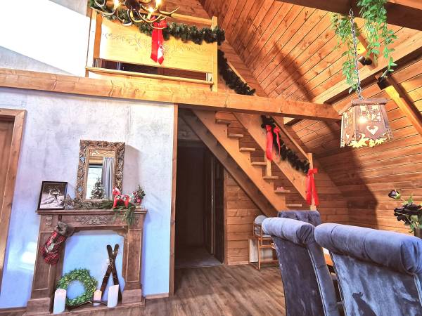 Szałas- domek 6-osobowy