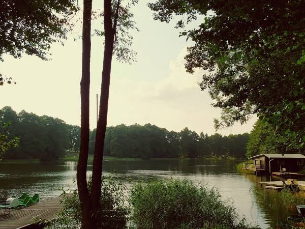 Sierpniowy wieczór na molo Ośrodka