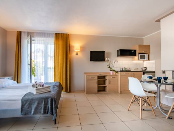 studio dla 2-4 osób z aneksem i tarasem bud B