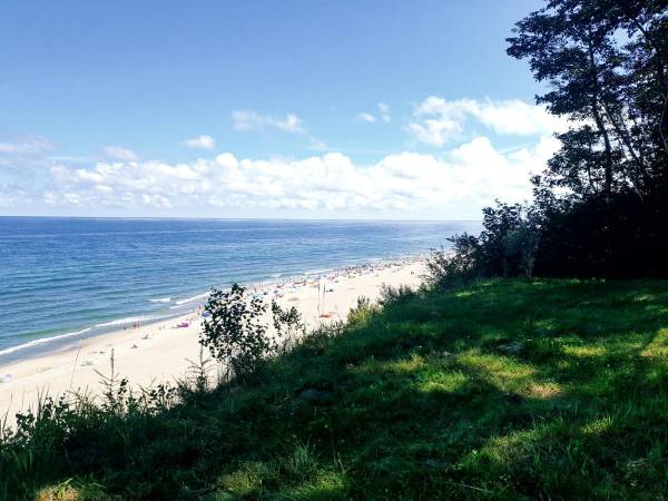 Widok ze skarpy w JG