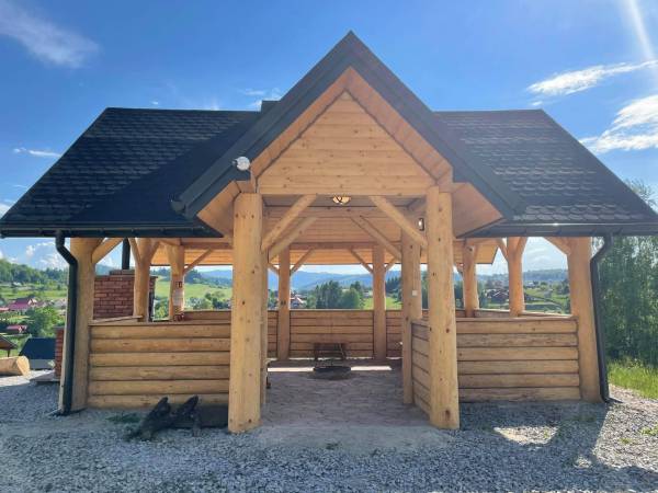 Wiata ogniskowo grillowa