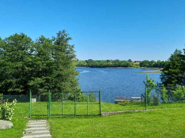 Widok z tarasu latem