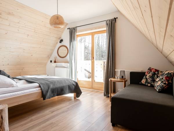 Domek 4 sypialnia z balkonem 